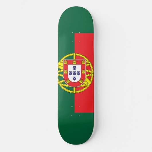 Skateboard Drapeau du Portugal (Recto)