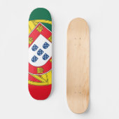 Skateboard Drapeau du Portugal (Recto)