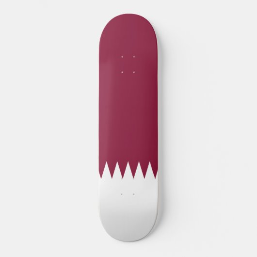Skateboard Drapeau du Qatar (Recto)