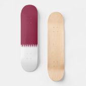 Skateboard Drapeau du Qatar (Recto)