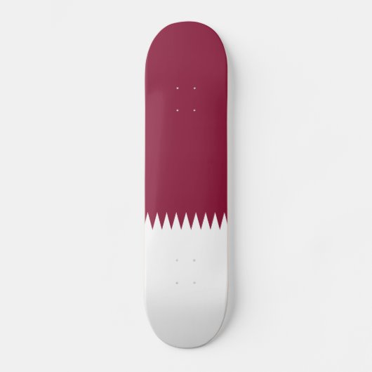 Skateboard Drapeau du Qatar (Recto)
