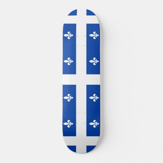 Skateboard Drapeau du Québec (Recto)