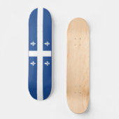 Skateboard Drapeau du Québec, Canada (Recto)