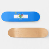 Skateboard Drapeau du Queens (arrondissement de New York) (Horz)