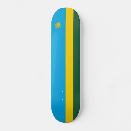 Skateboard Drapeau du Rwanda (Recto)
