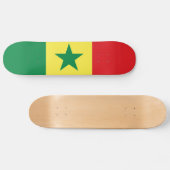 Skateboard Drapeau du Sénégal (Horz)