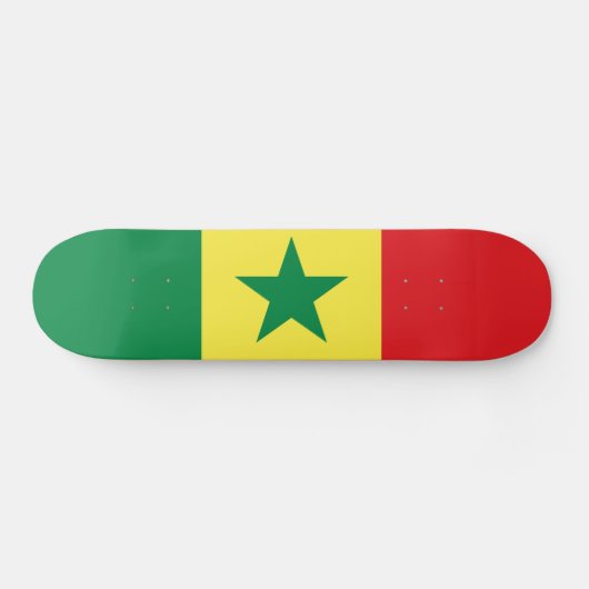Skateboard Drapeau du Sénégal (Horz)