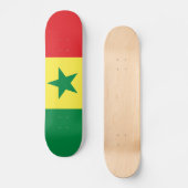 Skateboard Drapeau du Sénégal (Recto)