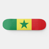 Skateboard Drapeau du Sénégal (Horz)