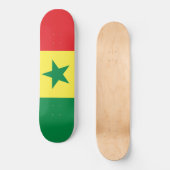 Skateboard Drapeau du Sénégal (Recto)
