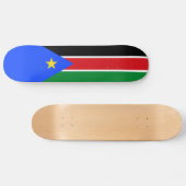 Skateboard Drapeau du Soudan du Sud (Horz)