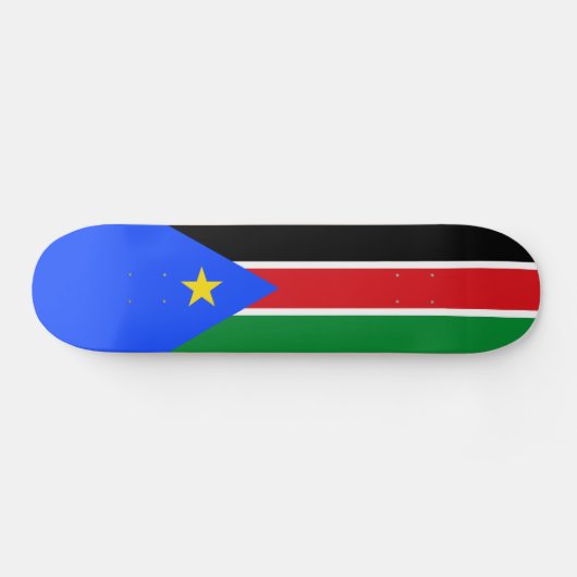Skateboard Drapeau du Soudan du Sud (Horz)