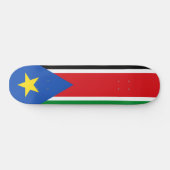 Skateboard Drapeau du Soudan du Sud (Afrique) (Horz)