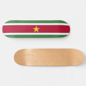 Skateboard Drapeau du Suriname (Horz)