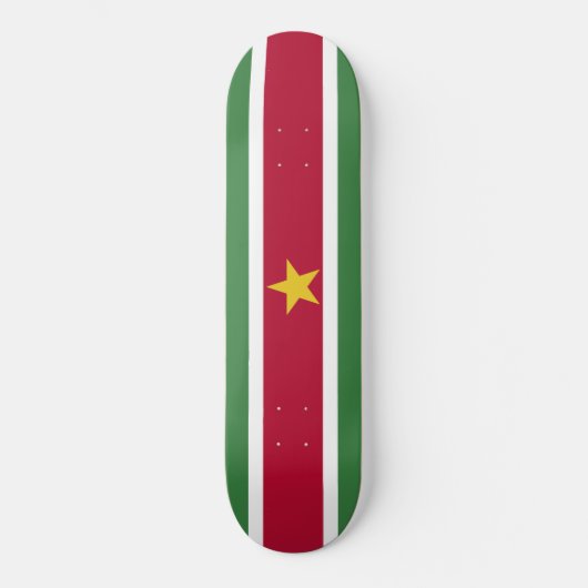Skateboard Drapeau du Suriname (Recto)