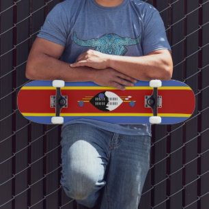 Skateboard drapeau du Swaziland