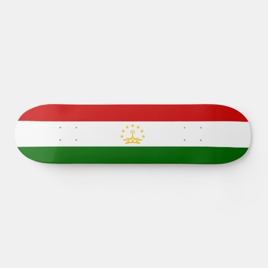 Skateboard Drapeau du Tadjikistan (Horz)