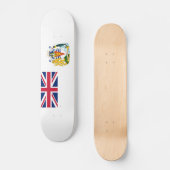 Skateboard Drapeau du territoire antarctique britannique (Recto)