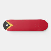 Skateboard Drapeau du Timor oriental (Horz)