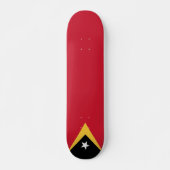 Skateboard Drapeau du Timor oriental (Devant)