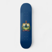 Skateboard Drapeau du Vermont (Recto)