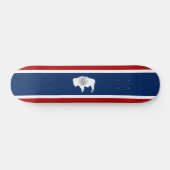 Skateboard Drapeau du Wyoming (Horz)