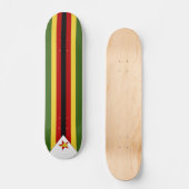 Skateboard drapeau du Zimbabwe (Recto)