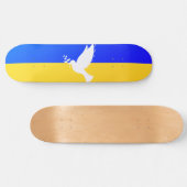 Skateboard Drapeau d'Ukraine - Dove of Peace - Freedom - Peac (Horz)