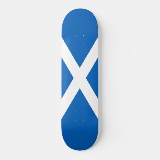 Skateboard Drapeau écossais (Saltire) (Drapeau écossais) (Recto)