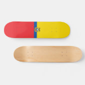 Skateboard Drapeau Equador (Horz)