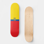 Skateboard Drapeau Equador (Recto)