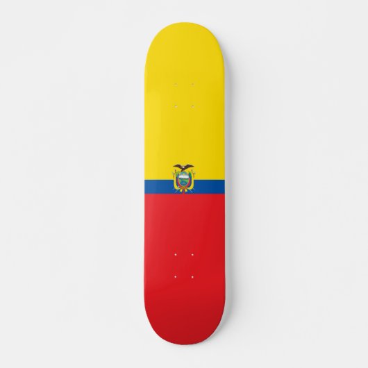 Skateboard Drapeau Equador (Devant)
