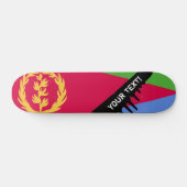 Skateboard Drapeau Érythrée (Horz)