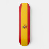 Skateboard Drapeau espagnol (Espagne) (Recto)