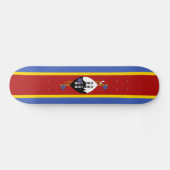 Skateboard Drapeau Eswatini (Horz)
