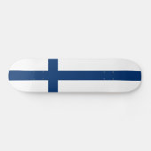 Skateboard Drapeau Finlande (Horz)