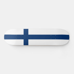 Skateboard Drapeau Finlande