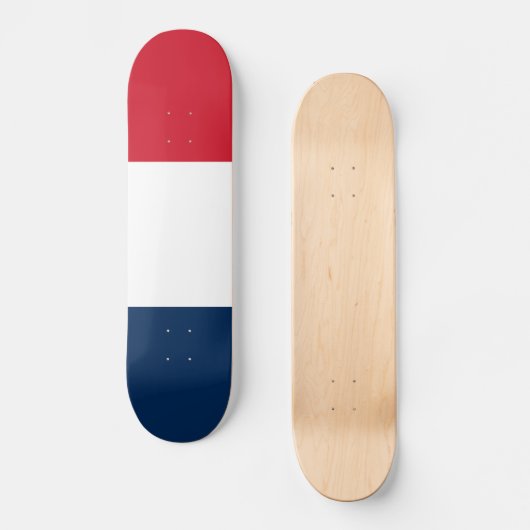 Skateboard Drapeau français (Recto)