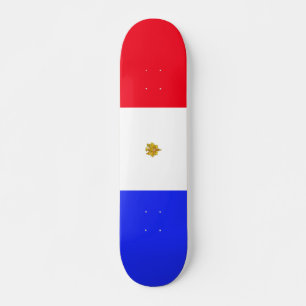 Skateboard Drapeau français