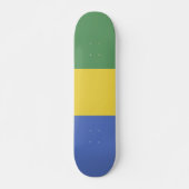 Skateboard Drapeau Gabon (Devant)