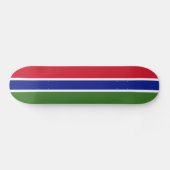 Skateboard Drapeau Gambie (Horz)
