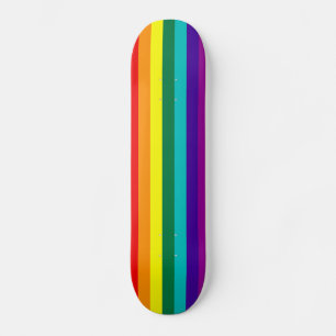 Skateboard Drapeau Gay pride arc-en-ciel 7 bandes