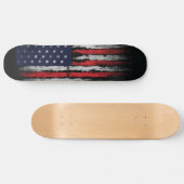 Skateboard Drapeau Grunge U.S.A (Horz)