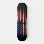 Skateboard Drapeau Grunge U.S.A (Recto)