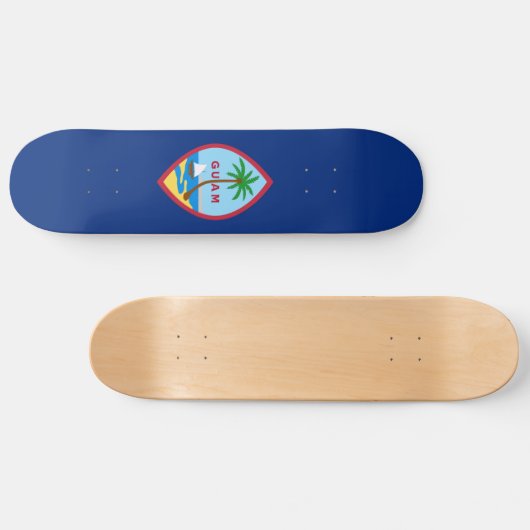 Skateboard Drapeau Guam (Horz)