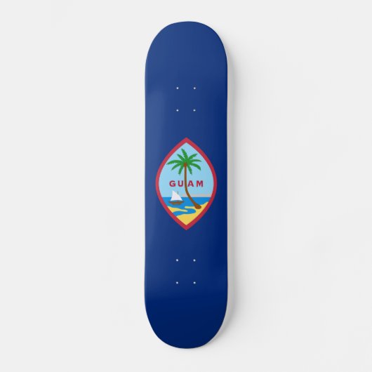Skateboard Drapeau Guam (Recto)