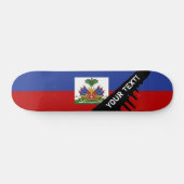 Skateboard Drapeau haïtien classique (Horz)