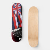 Skateboard Drapeau hawaïen (Recto)