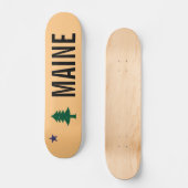 Skateboard Drapeau historique du Maine (1901-1909) (Recto)