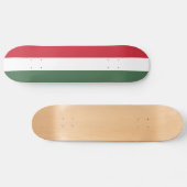 Skateboard Drapeau Hongrie (Horz)
